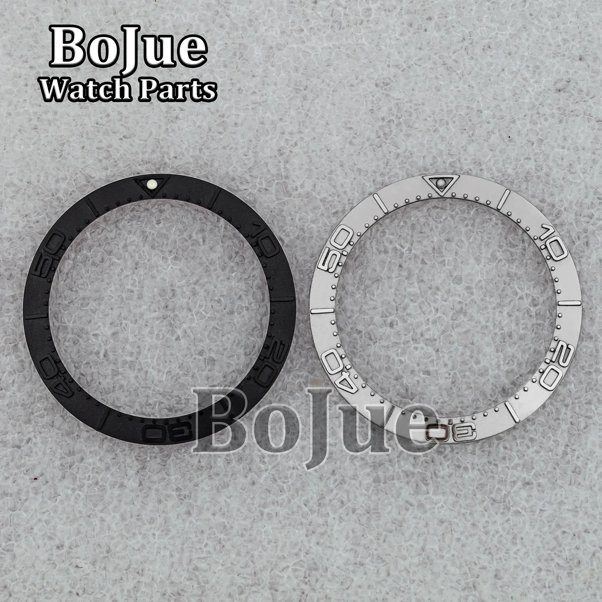 38 มม.นาฬิกาเซรามิค BEZEL แทรกแหวนสําหรับ SUB Seamaster 300 นาฬิกา 40 มม.41 มม.นาฬิกาอุปกรณ์เสริมเส้นผ่านศูนย์กลางภายใน 30.7 มม.