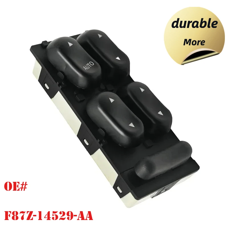 F87Z-14529-AA Master Power Window Switch Front Left Door for Ford Ford Crown Victoria Explorer Taurus Mercury 1992-2005