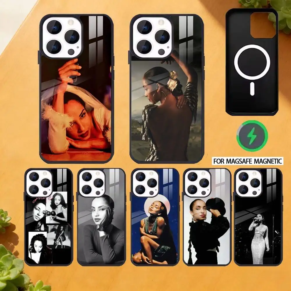 

Musician S-Sade Singer Phone Case For iPhone 17,16,15,14,13,12,Plus,Pro,Max for Magsafe Magnetic Wireless Charging