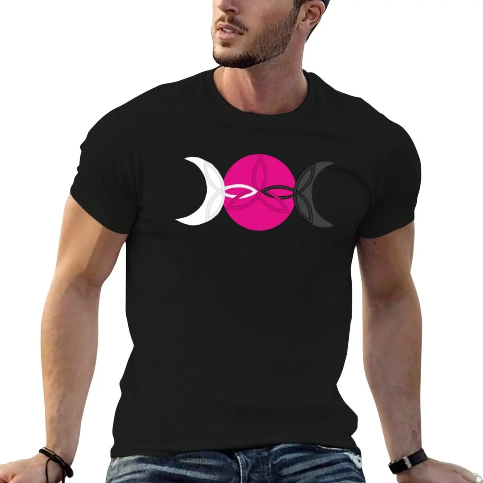 

Triple Moon Triple Triquetra T-Shirt anime t shirts for man man t shirts graphic T-Shirt