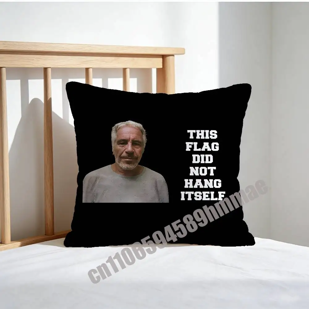 

This Flag Did Not Hang Itself Jeffrey Epstein Throw Pillow Case Sham For 45x45cm 35x35cm Square Home Pillowcase Cushion Cover