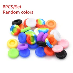 8 Pc Silicone Multi Colors Gel Analogue Thumb Grip Stick Handle Rock Caps For PS4/PS3 Xbox 360/Xbox One Controller Random Colors