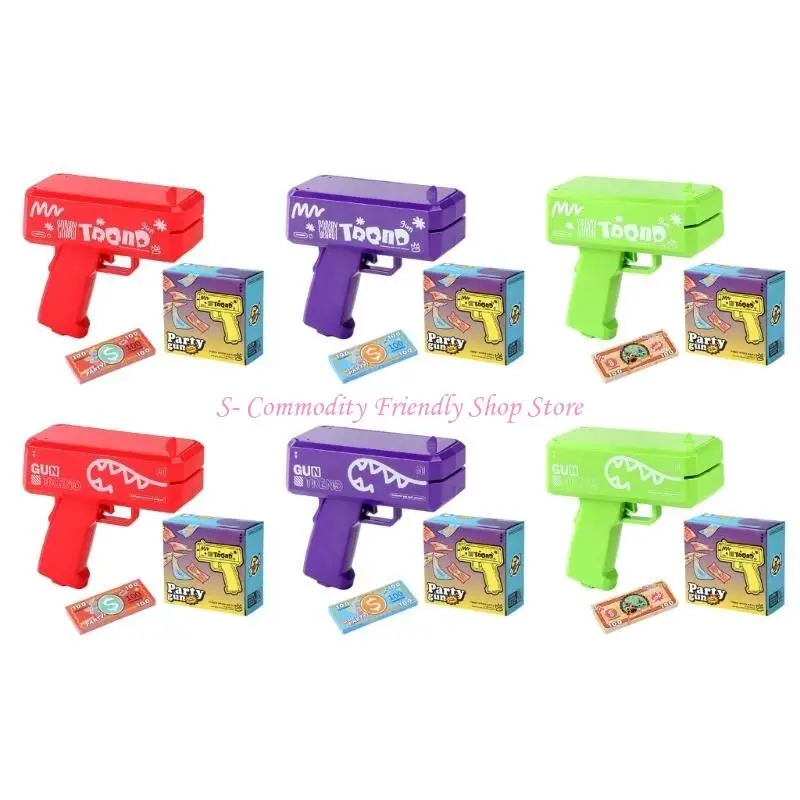 85AE Distributore contanti portatile Giocattolo Esclusivo sparasoldi per festival Spara soldi portatile per celebrazioni