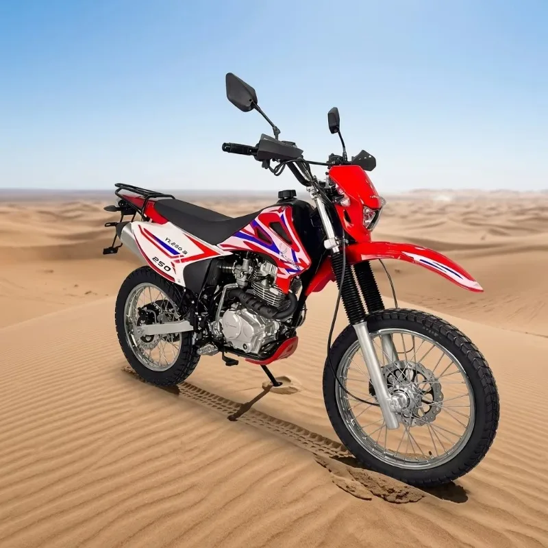 2026 New Model 250cc 4-stroke Single-cylinder Air-cooled Adult Racing Motorcycles with 11KW Power and 100km/h Max Speed
