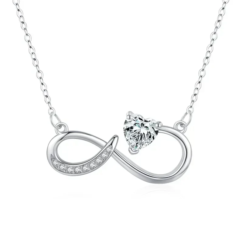 

SPN5 Silver Infinity Adjustable Bracelet For Women Hot Fashion 8 Word Gift