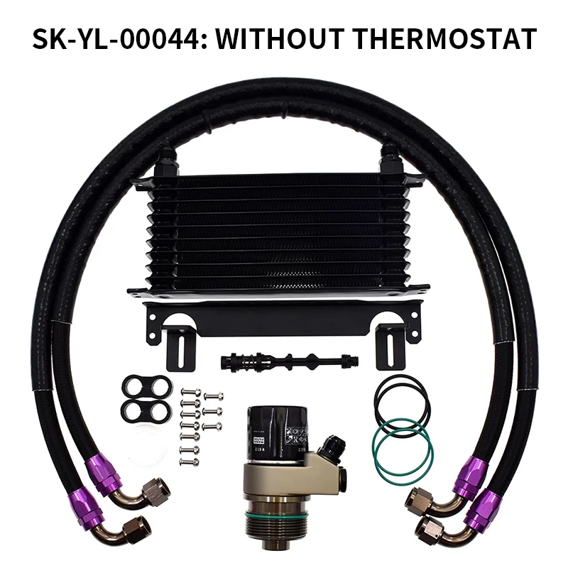 

Oil Radiator Kit Engine Thermostatic Cooler Kit Suitable for Volkswagen Audi Skoda Third Generation EA888 Engine