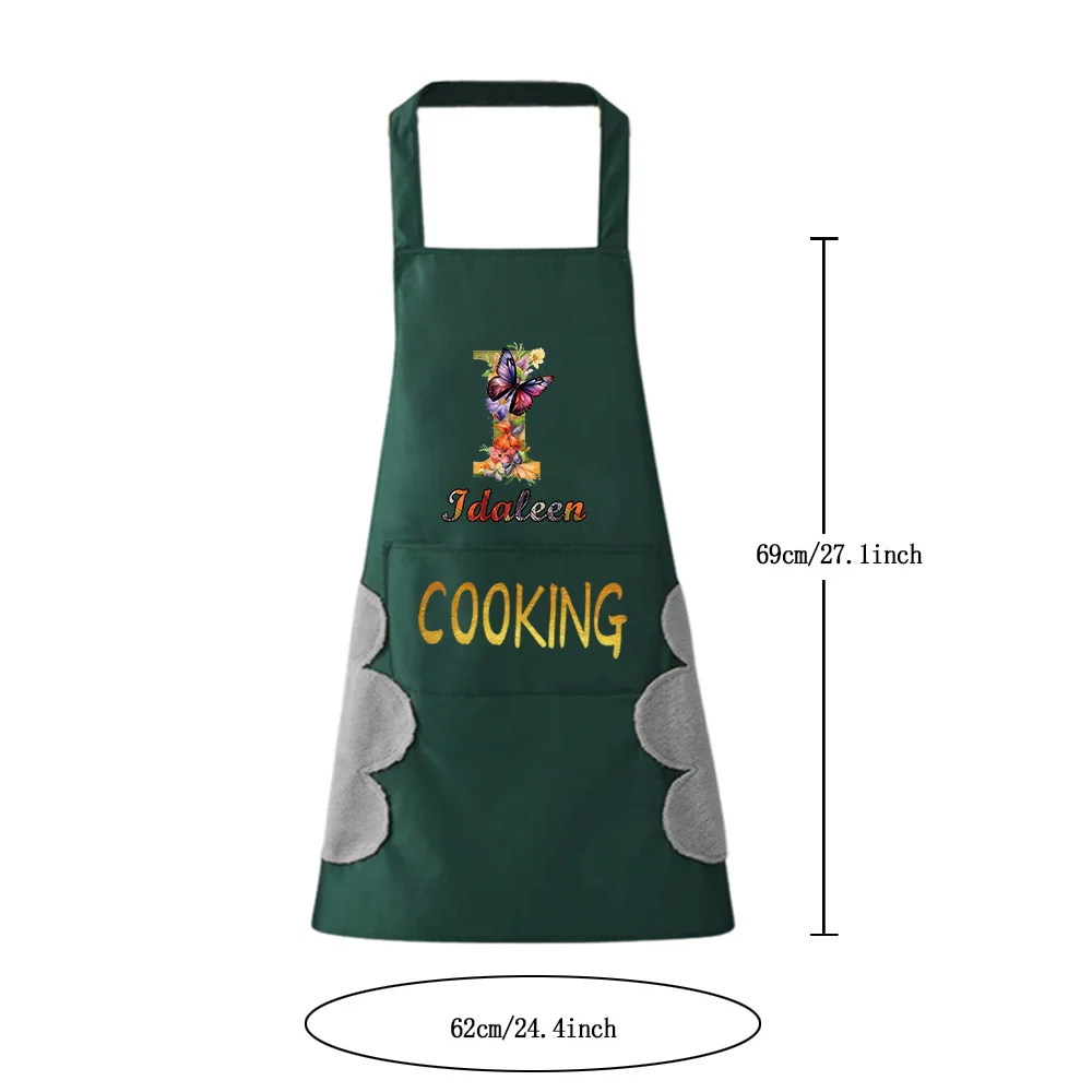 Waterproof and Pollution-proof Home Kitchen Cooking Easy To Clean Cooking Baking Housework Apron.