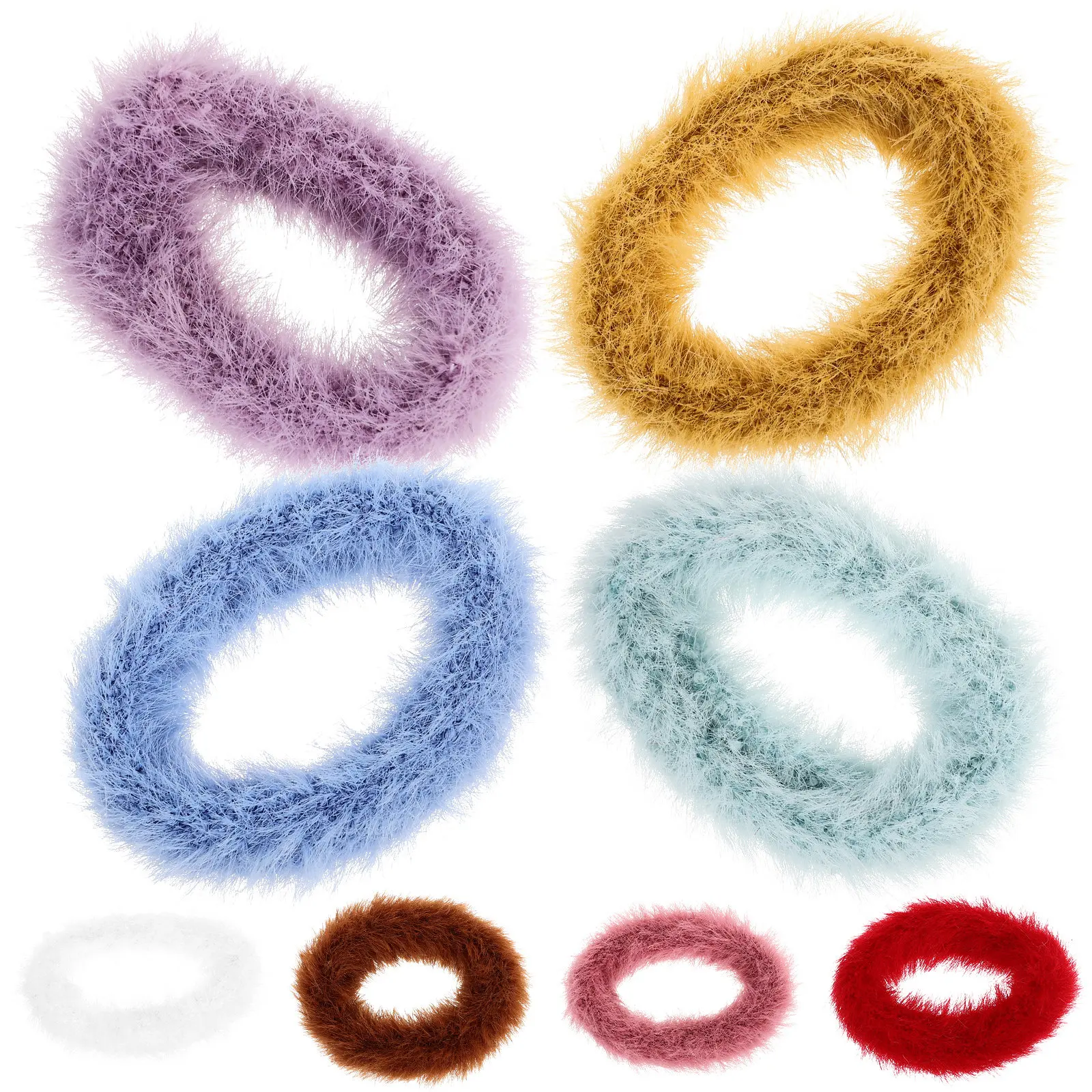 

8Pcs Tiny Hair Ties for Little Girls Premium Elastic Hair Bands Delicate Colorful Ponytail Holders for Daily Use Birthday Shower