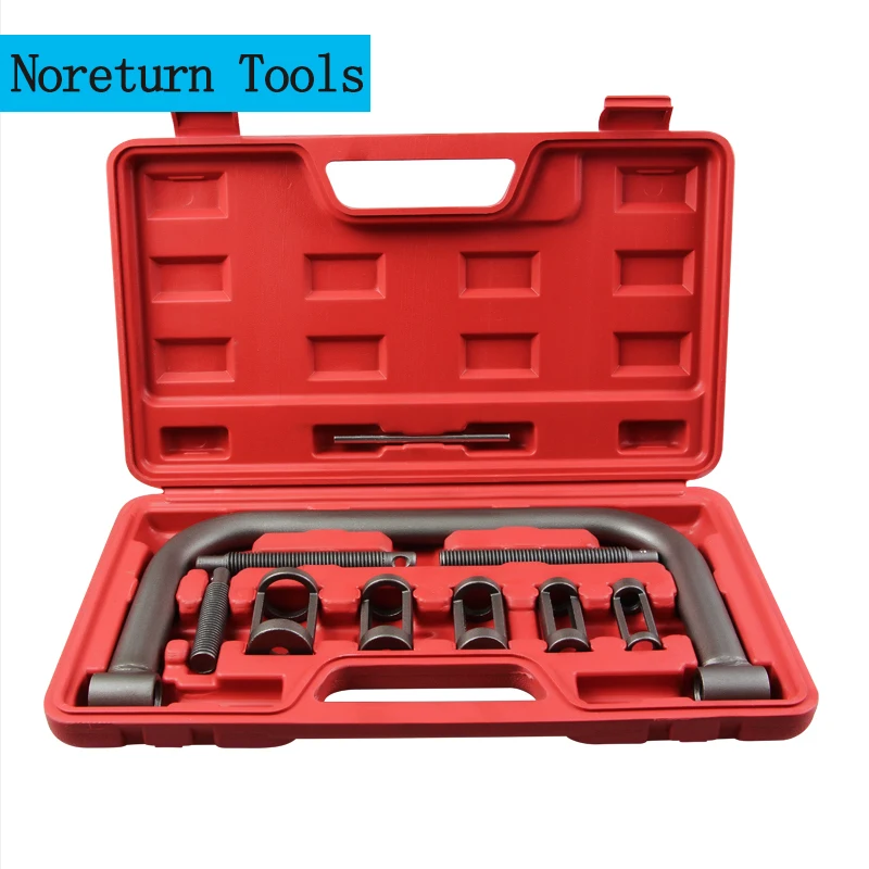 Car Engine Cylinder Head Valve Spring Compressor Remove Install Tool Clamp Set ATVs Installer Removal Tool Motorcycle