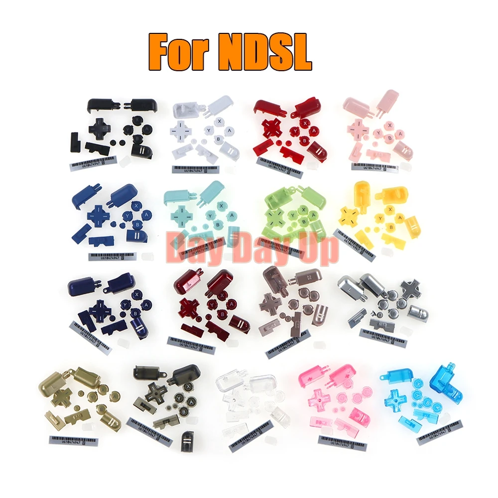 30セット交換用ABXY L R Dパッドクロスボタンフルボタンセット Nintend DS Lite/NDSLコンソール用ボタンキット