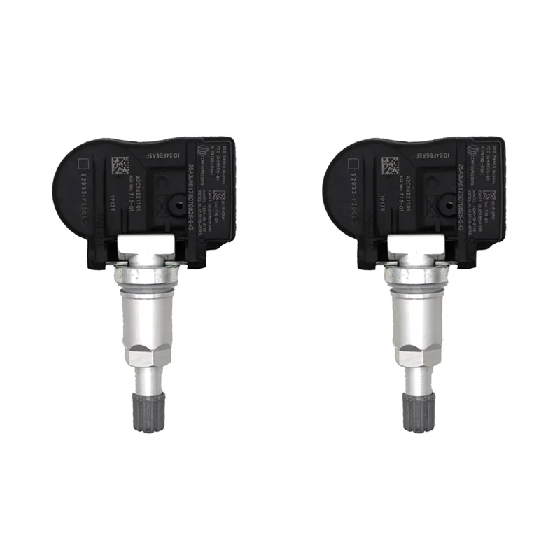 

2X 52933-F2000 433 МГц датчик давления в шинах TPMS датчик монитора для Hyundai I30 Genesis Kia Niro Optima Sportage
