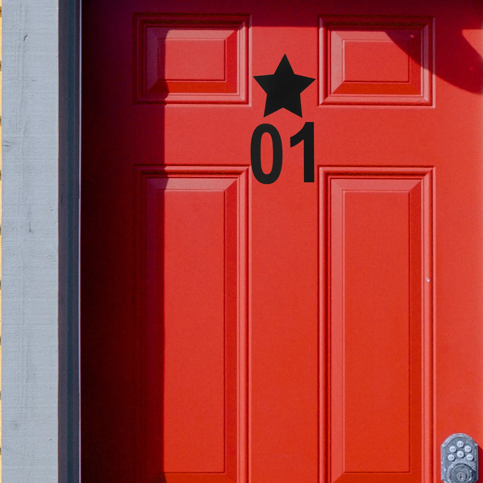 12 Sheets Letter Number Stickers Self Adhesive Heavy Duty PVC for House Number Mailbox Truck Door Window Business Sign
