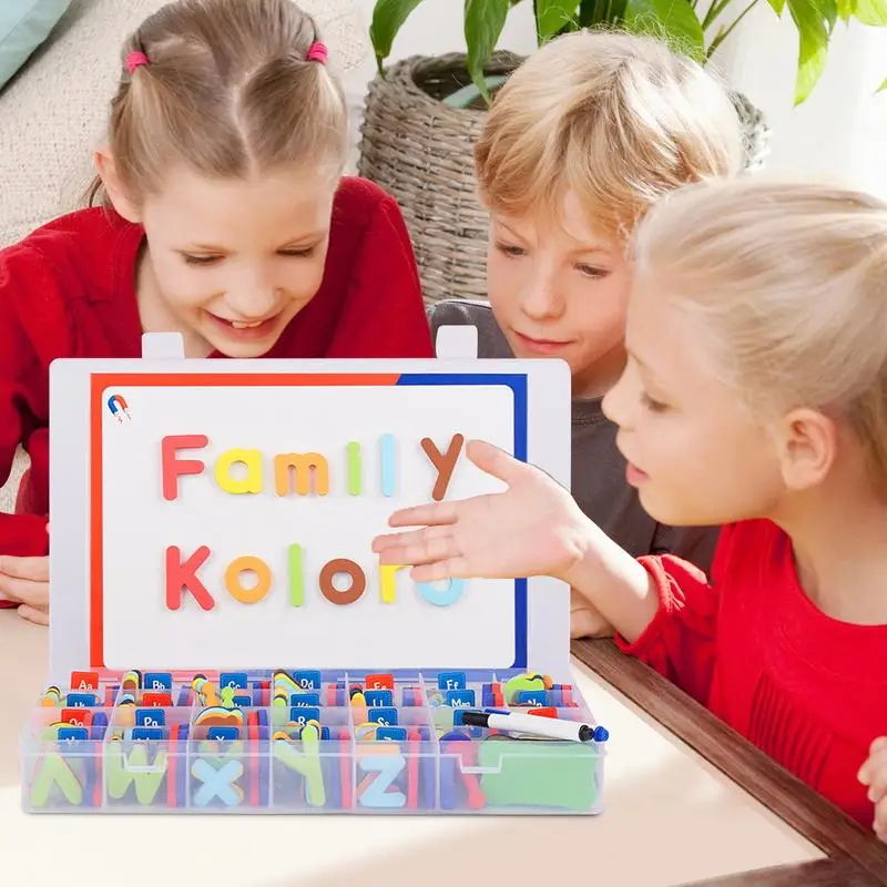 Magnetic Letters For Classroom Magnet Letters With Storage Box Classroom Magnetic Letters With Double-side Magnetic Board Foam