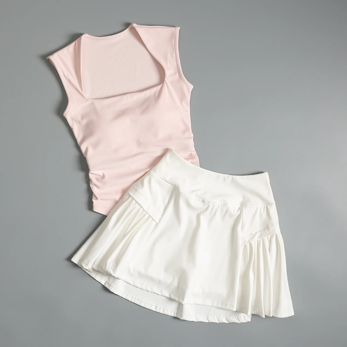 

Интернет-знаменитости, модный спортивный костюм, женский летний плавающий жилет для йоги, быстросохнущая юбка для бега, фитнеса, тенниса