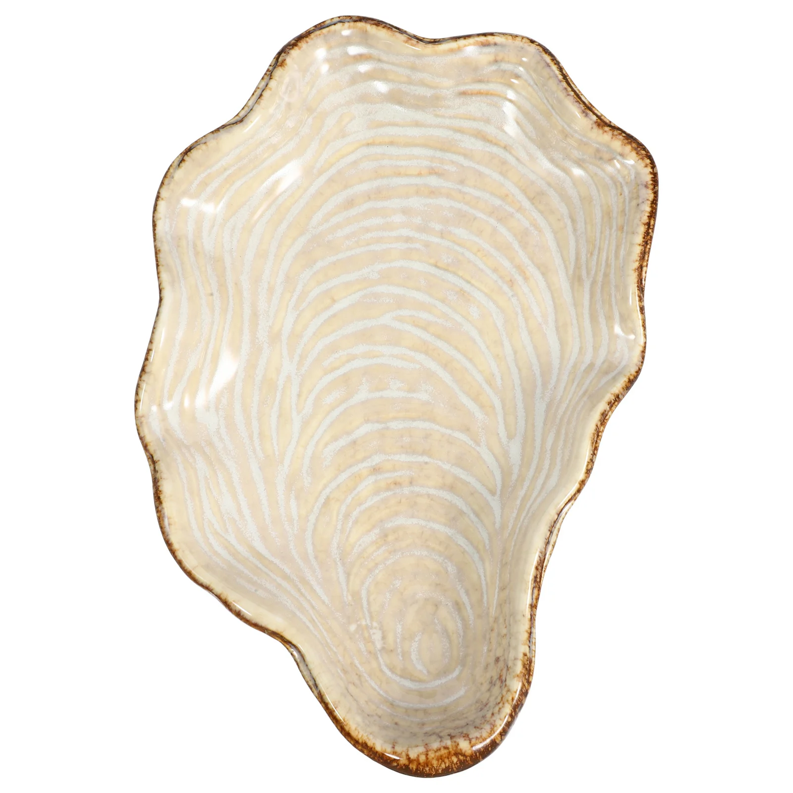

1Pcs Shell Shape Salad Plate Perfect Size Food Grade Western Food Plate Cake Dessert Holder Multipurpose Dish Dessert Holder