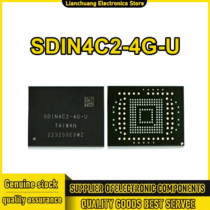 

SDIN4C2-4G-U 4GB industrial grade flash memory EMMC font BGA IC New Original in Stock