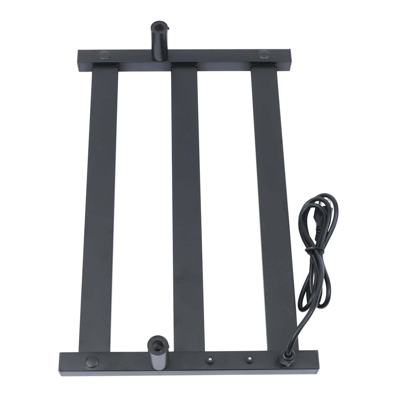 (Black) 3-Tier Heated Towel Rack, Wall-Mounted Towel Warmer Rack for Bathroom, 200W Heated Towel Rack, Temperature Range 45℃-70℃