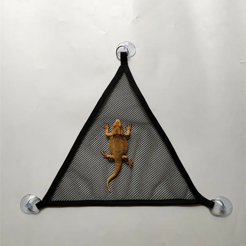 1pc Bearded Dragon Hammock Lizard Lounger Ladder Hanging Bed Accessories Reptile Habitat Terrarium Decoration