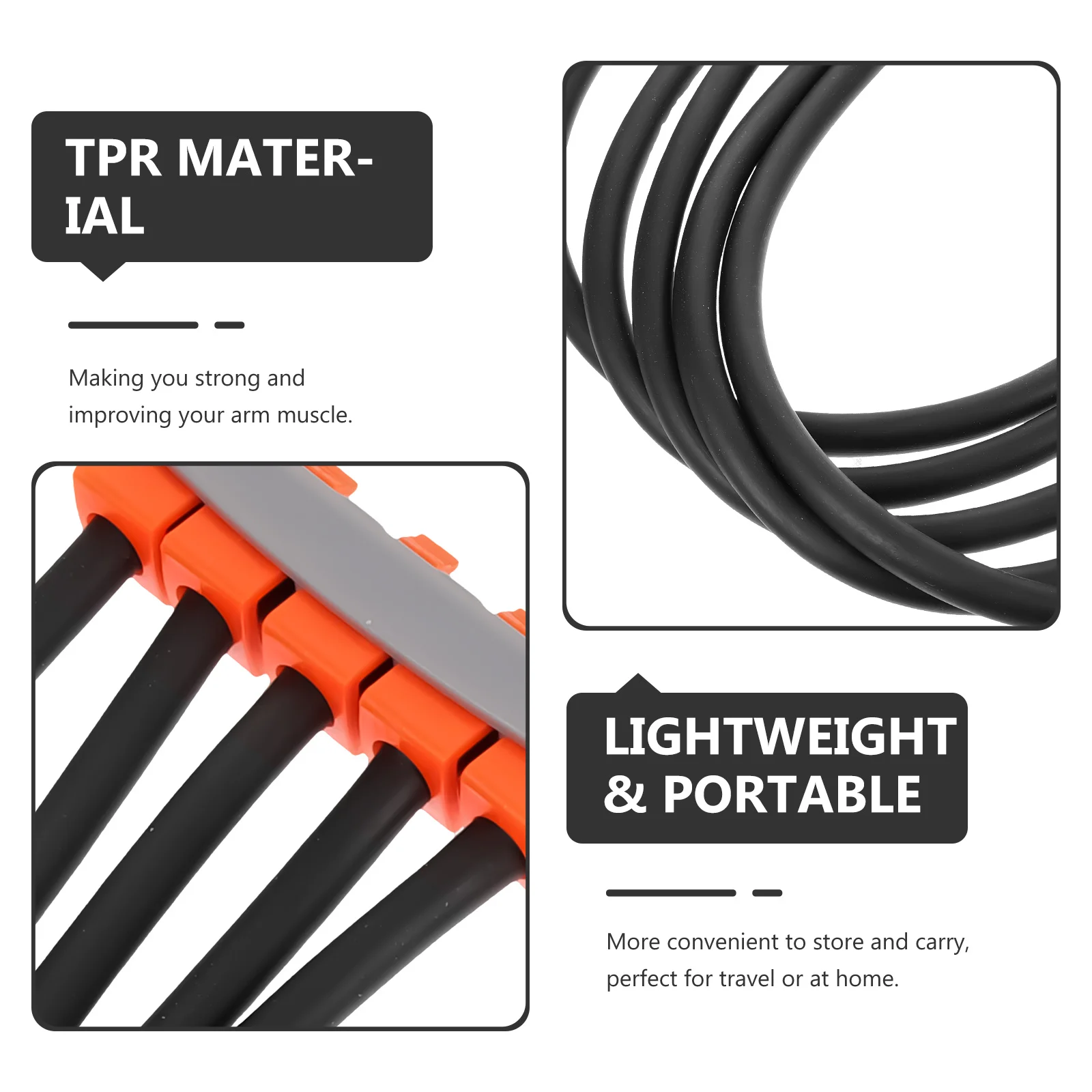 

Fitness Resistance Belt Chest Expander Rope Lightweight Portable Exercise Band for Pull Downs Muscle Training Non-Slip Grip