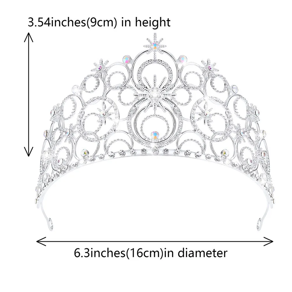 Wicked Glinda Cosplay Wand Diamond Crown Earrings Bags Props for Women Disguise Fantasy Cosplays Halloween Costume Accessories image 4