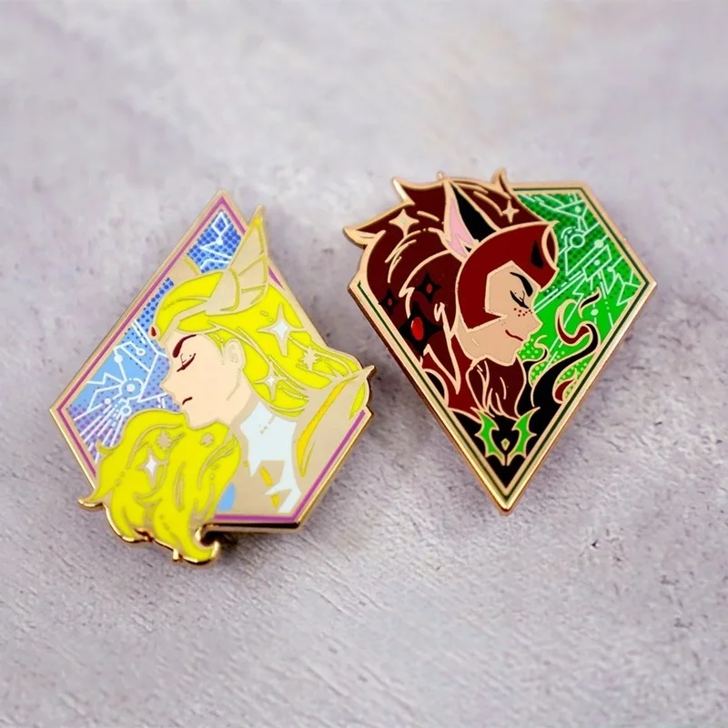 

She-Ra Enamel Pin Princess of Power Sword Catra Adora Accessory Nostalgia Medal Brooch Unique Jewelry Gift