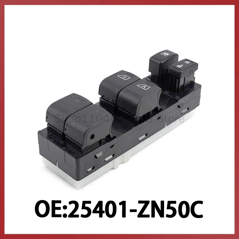 

25401-ZN50C is suitable for Nissan 07-12 Altima left front glass lifting main switch window switch