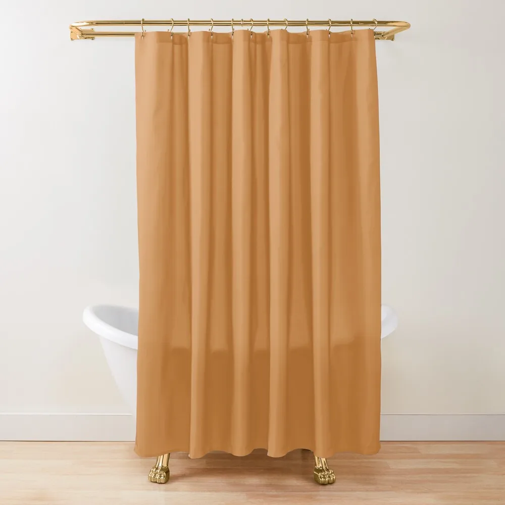 PLAIN SOLID PERU BROWN , ONE OF THE MANY SHADES IN BROWN BY OZCUSHIONS Shower Curtain Bathroom Box Bathroom Fabric Curtain