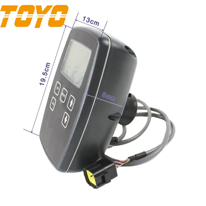 TOYO-Monitor de Alta Qualidade, 332K4244, 70450207, para JS200, JS220, JCB Escavadeira, 332/K4244, 7402, 50207, Original, Novo Painel de Exibição