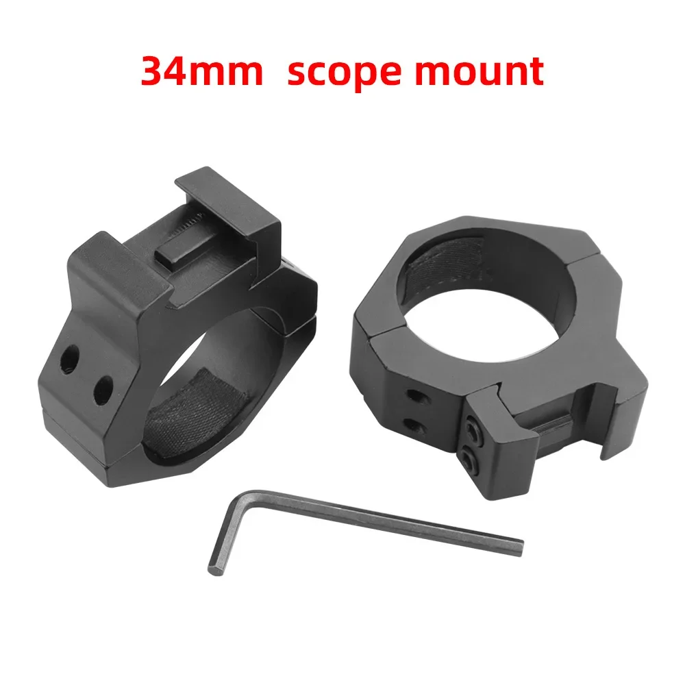 35 مللي متر/34 مللي متر بندقية نطاق جبل حلقة 20 مللي متر السكك الحديدية قطعة واحدة قاعدة مسدس لعبة البصر البصري مصباح يدوي الليزر Riflescope جبل حامل