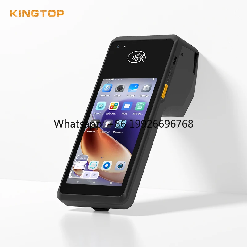 

KT-V520 High-Speed POS Printer 58mm Thermal Print ARM Cortex-A53 2MP/5MP Camera 2GB RAM/16GB ROM NFC/BLE/USB/WiFi Connectivity