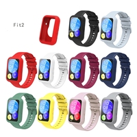 Screen Protector Case Cover For Huawei Watch Fit 2 Smart Watch Silica gel Bumper Shell Protection Frame For Watch Fit2