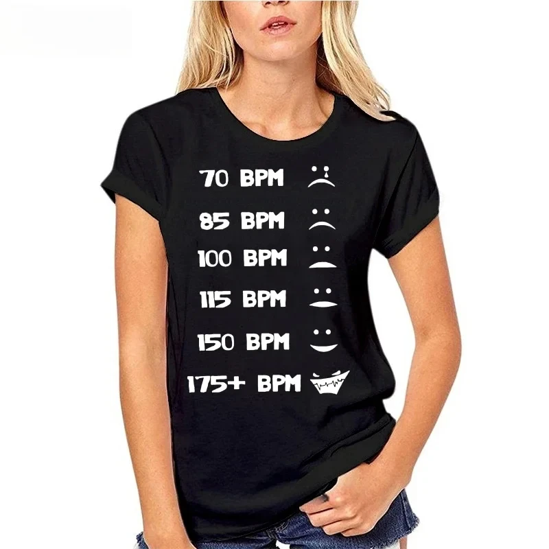 Woman Black Natural T-Shirt for Mens Gents Hiphop Top Printing Edm Hardstyle Dnb Festival Graphic Tshirts Women Clothes