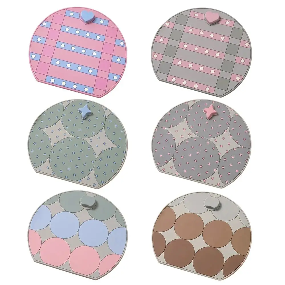 

Useful Large Size Floor Drain Cover Anti Odor Removable Sink Mat Non-Slip Deodorant Floor Drain Cover Shower