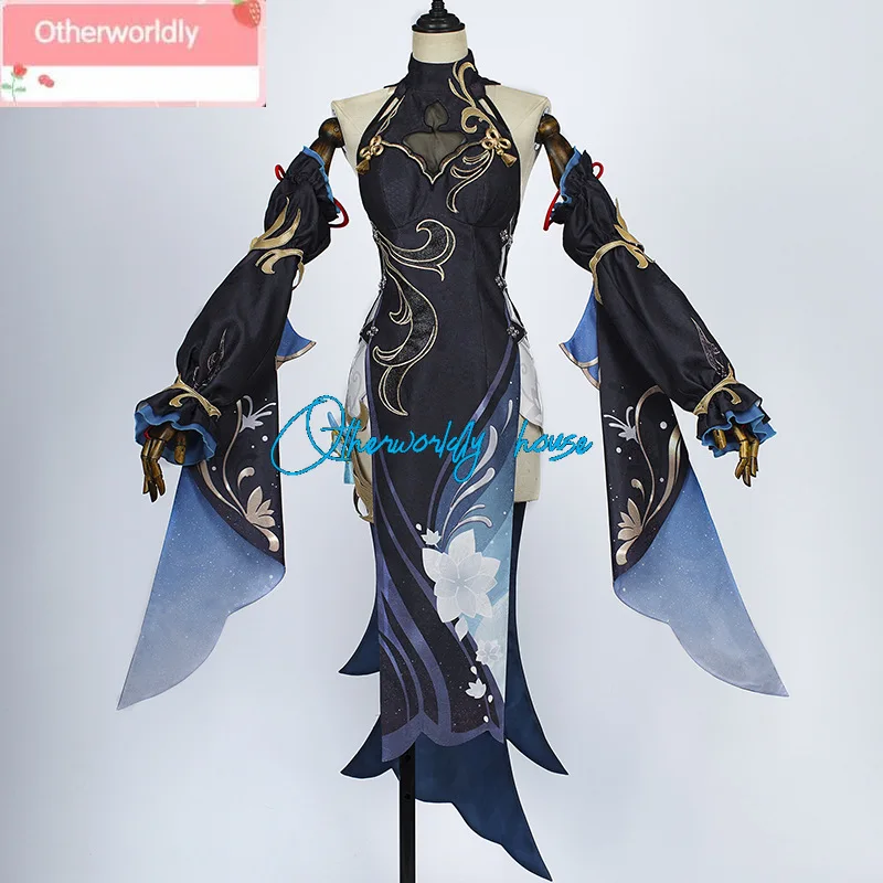 New Genshin Impact Shenhe Frostflower Dew New Outfits Lantern Rite Cosplay Costume Shen He Cos Clothes Wig Lantern Rite Cosplay