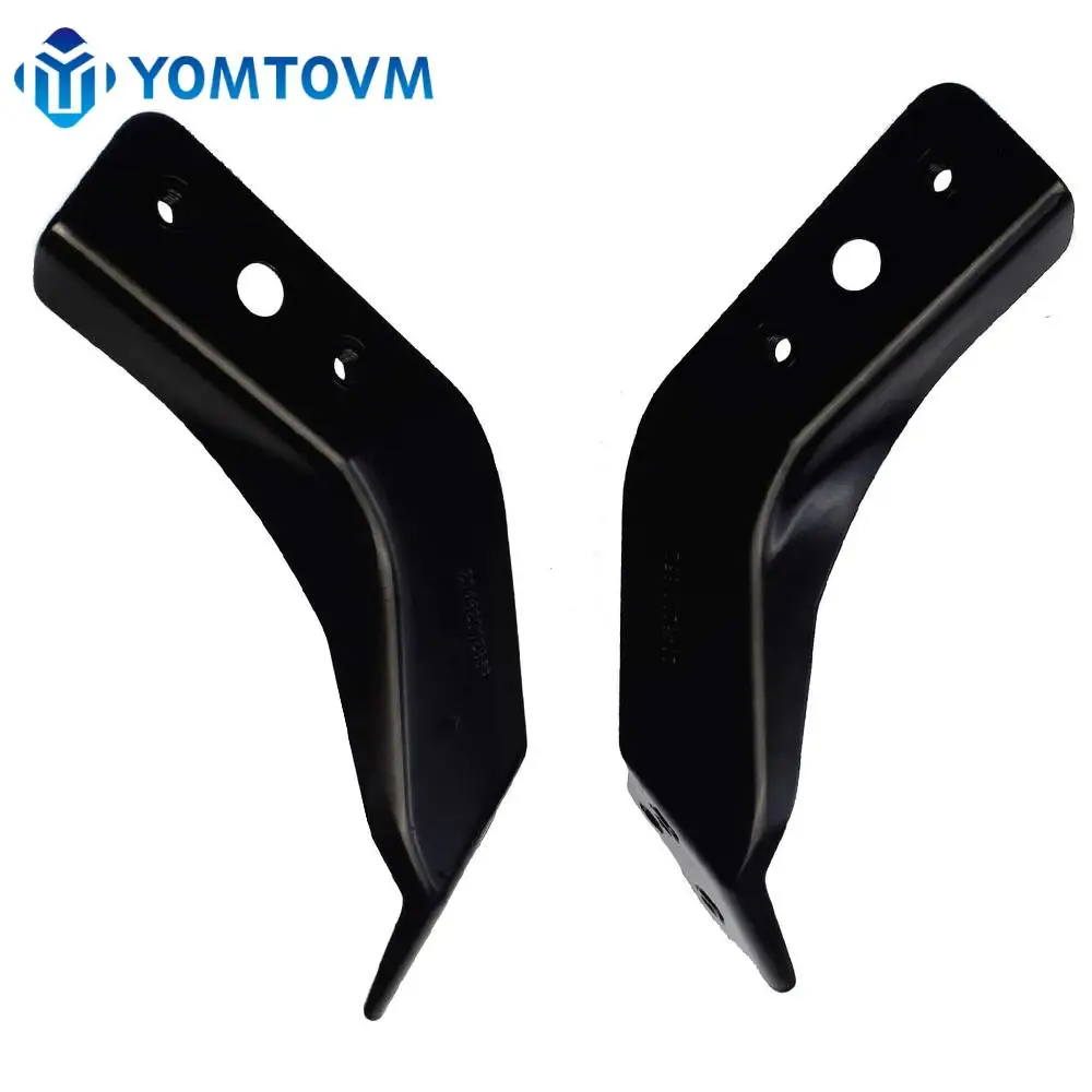 1 Pair Front Left & Right Bumper Bracket For Mercedes-Benz C250 C300 C350 GLK250 GLK350 C63 AMG 2046200285 2046200185