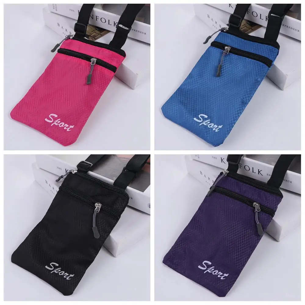 

Shopping Soild Color Small Square Simple Over The Shoulder Messenger Bag Mobile Phone Bag Storage Bag Letter