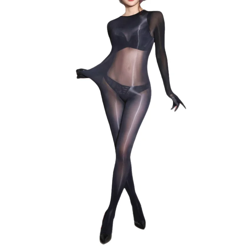 Stoking Jumpsuit Wanita Seksi - Tights Pantyhose Sheer ulasan dan harga