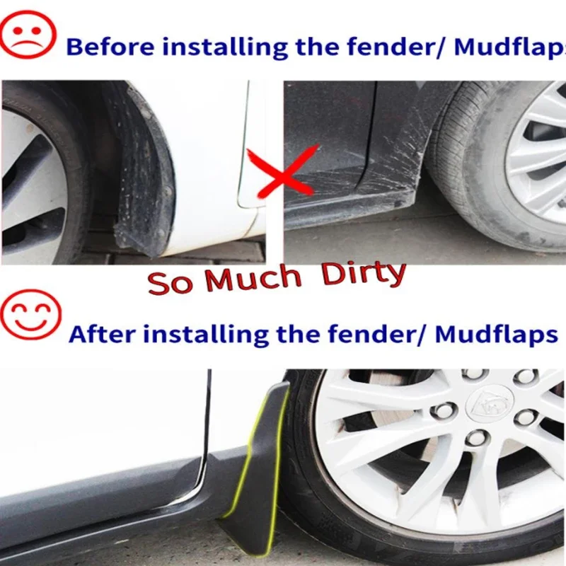 Car Mud Flaps for Kia Seltos 2021 2022 2019 2020 SP2 Mudflaps Splash Guards Mud Flap Mudguards Fender Front Rear Accessories KX3