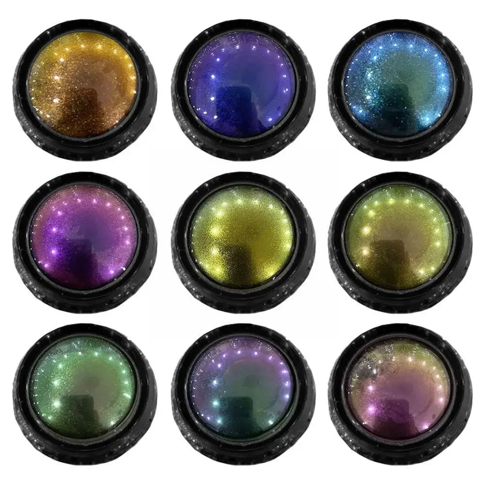 광학 카멜레온 아이 섀도우 조명 변경 글로스, 진주 빛 밝은 메이크업 아이 글리터 아이 섀도우 화장품, 1 개