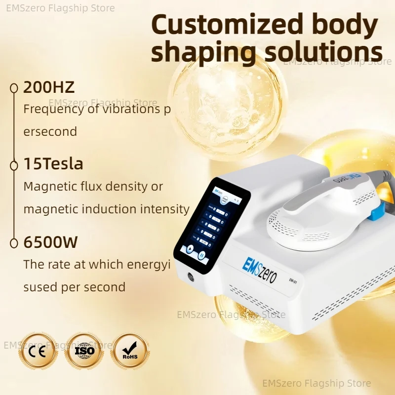 

Fat Body Slimming Technology Muscle Stimulation Sculpting EMSZERO NEO RF EMS Sculpt Machine 6500W 2025