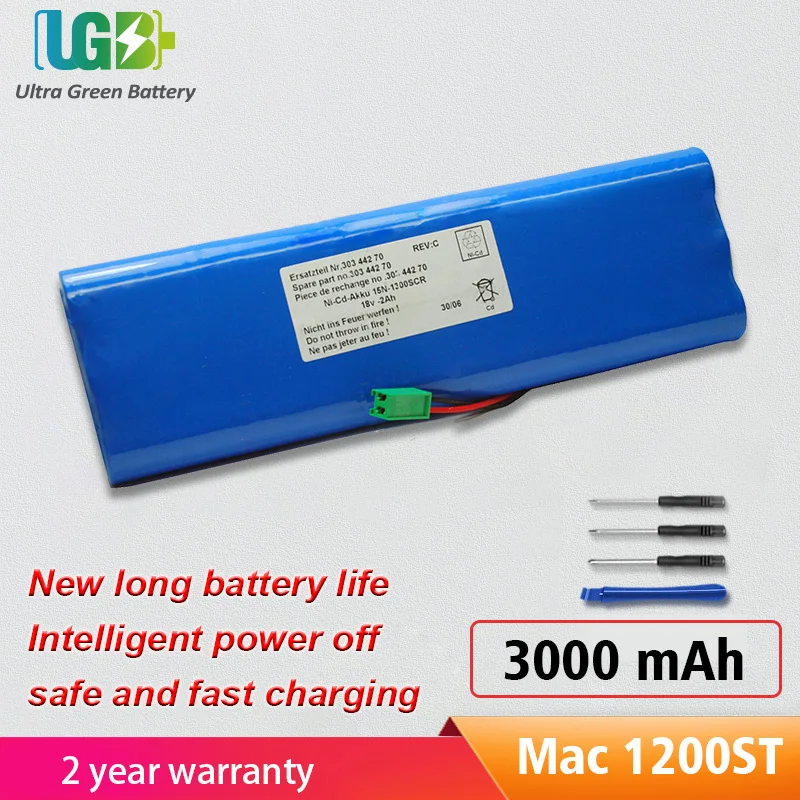 

UGB New Mac 1200ST Battery For GE Marquette Mac 1200ST MAC1200ST NI-MH Battery