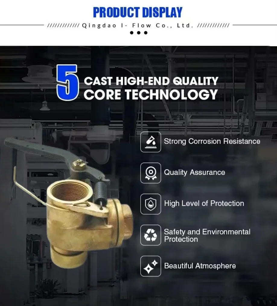 صمام تصريف ذاتي الإغلاق لخزان زيت الوقود لبناء السفن