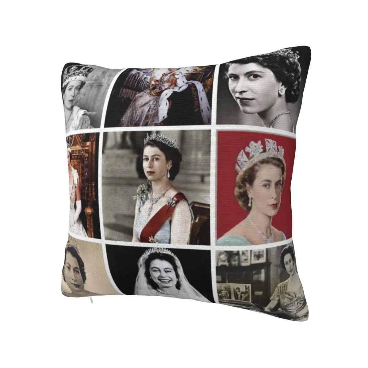 Queen Elizabeth II Pillow Cover Great Britain Cushion Cover Pattern Pillow Case Funny Pillowcases For Sofa Home Decoration