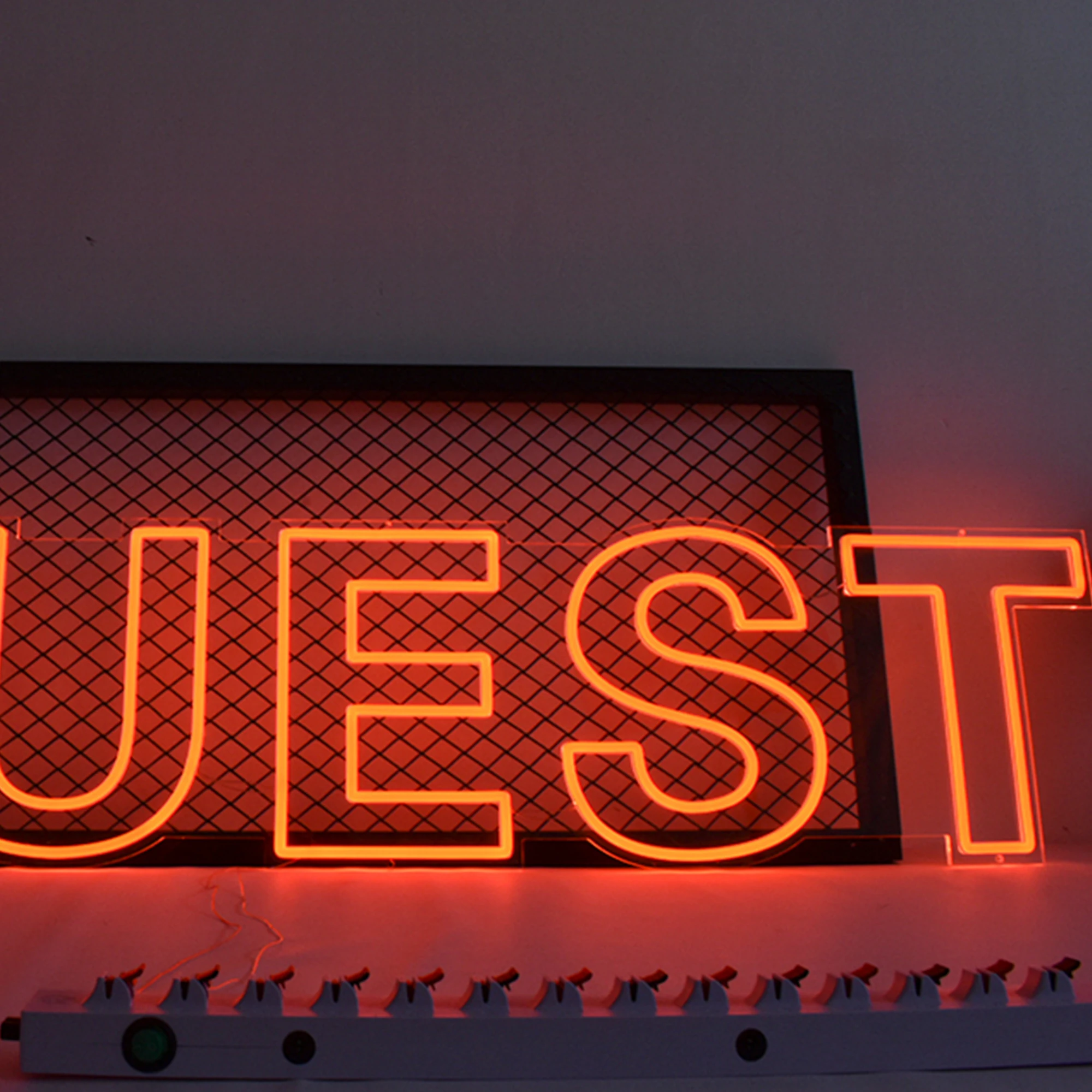 Imagem -04 - Comercial Flexível Acrílico Led Neon Sign Letters Back Wall Logo Interior Signage Lobed Painel Frontal Personalizado