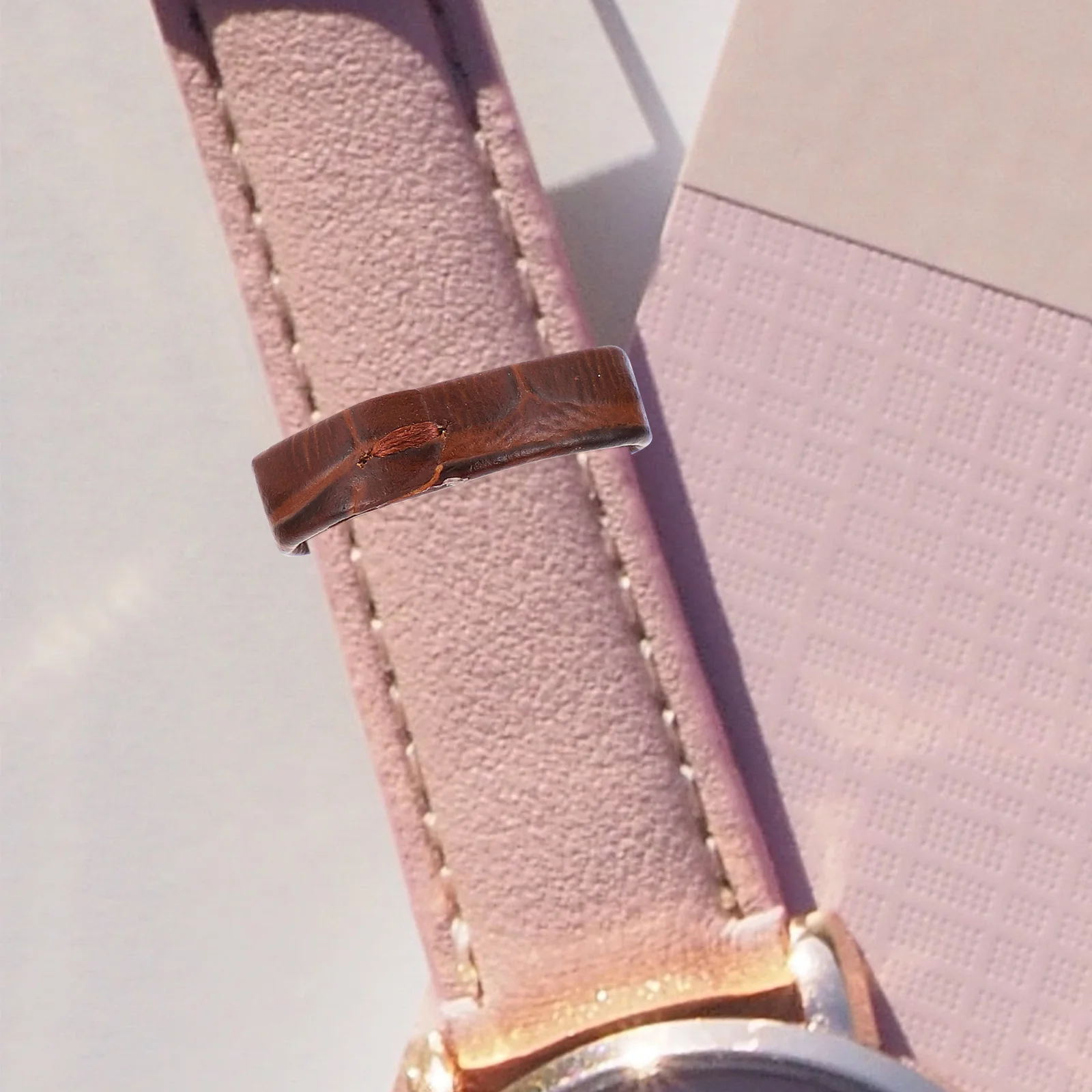 10 Pcs Table Ring Bezel Watch Strap Keeper Loops Replacement Band Portable Man