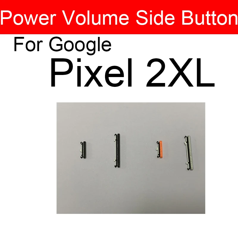 Power Volume Side Button For Google Pixel 2 2XL Power Volume Side Key Repair Parts