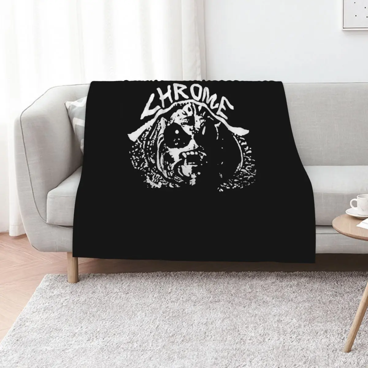 Chrome 3rd From The Sun Electronic Industrial Post-Punk Throw Blanket Furry Soft Plaid warm winter sofa bed Blankets