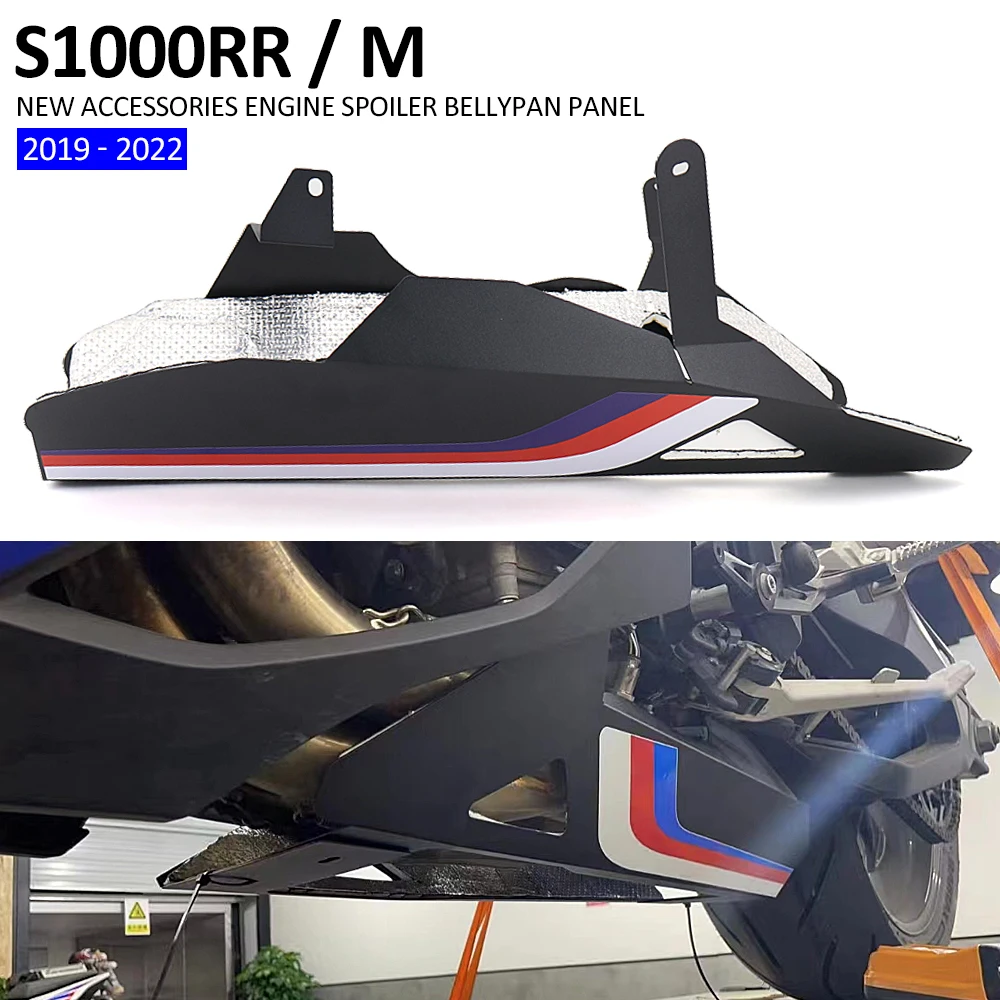 

New For BMW M1000RR S1000RR Belly Pan Engine Spoiler Lower Fairing Body Frame Panel Protector Bellypan S / M 1000RR 2019 - 2022