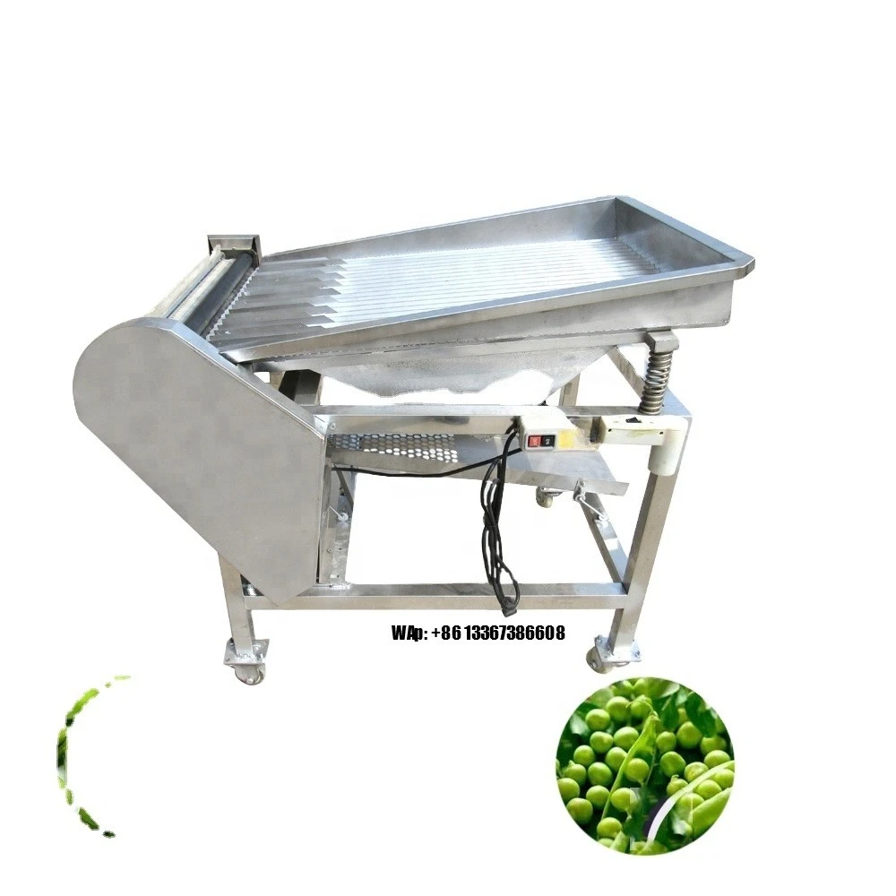 

Adjustable Green Fresh Pea Soybean Peeler Removing Shelling Machine