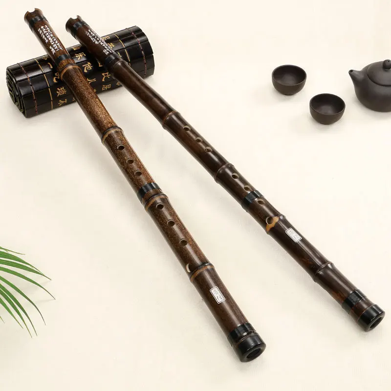 Dongxiao Short Flute Vertical Blowing Xiao Adult 8 Hole Beginner Introductory Ethnic Blowing Instrument Forehand/Backhand